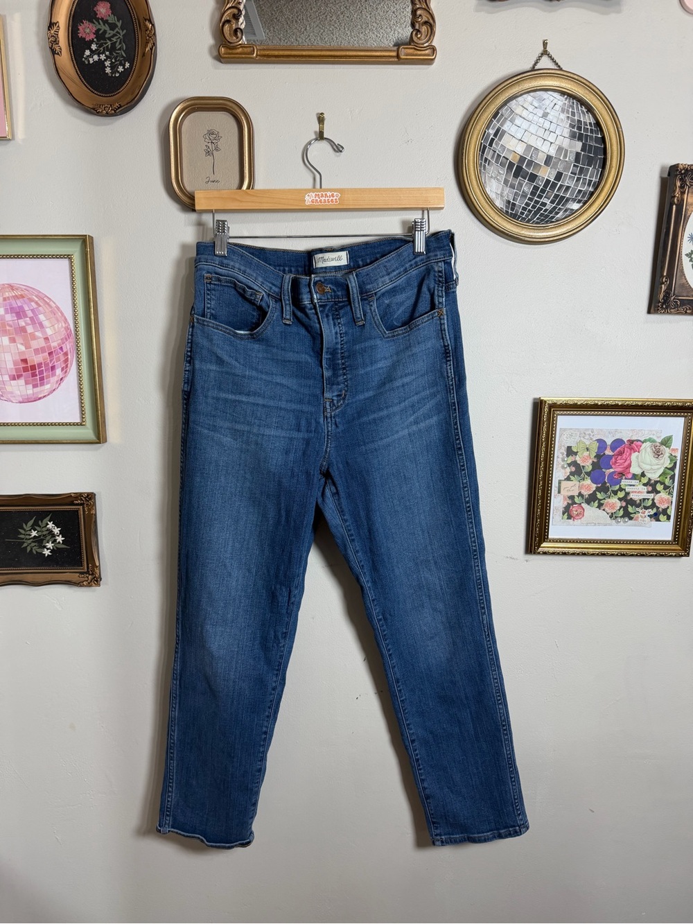 Madewell Straight-Leg Women's Jeans in Medium Blue Wash
